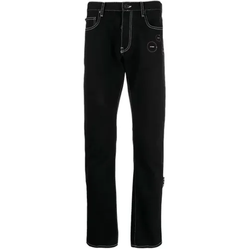 Gerade Jeans , Herren, Größe: W33 - Off White - Modalova