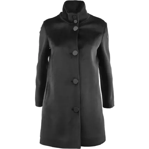 Velvet Korean Coat , female, Sizes: L, S, XS, XL, M - RRD - Modalova