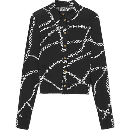 Stylisches Herrenhemd , Damen, Größe: S - Versace Jeans Couture - Modalova