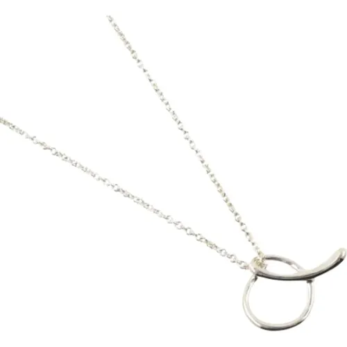 Pre-owned Silver necklaces , female, Sizes: ONE SIZE - Tiffany & Co. Pre-owned - Modalova