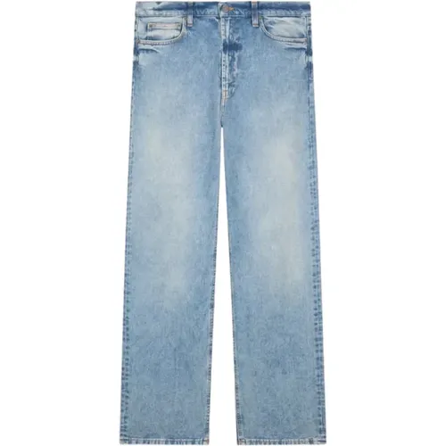 Blaue Wide Leg Jeans Normale Taille , Damen, Größe: W25 - Dondup - Modalova