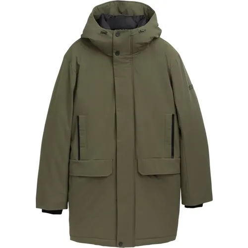 Wasserabweisender Parka mit Kapuze , Herren, Größe: XL - Tom Tailor - Modalova