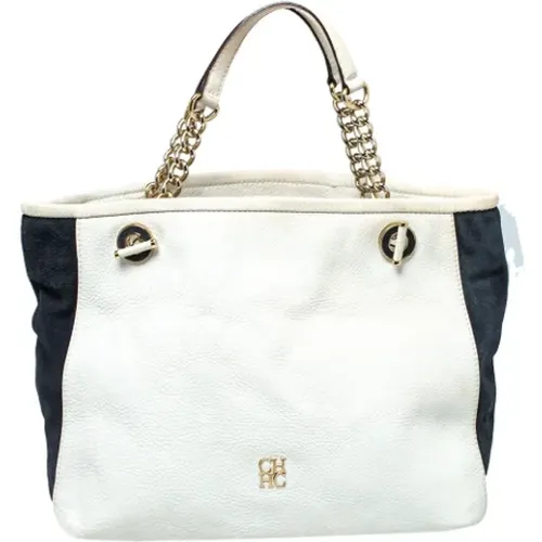 Pre-owned Leather shoulder-bags , female, Sizes: ONE SIZE - Carolina Herrera Pre-owned - Modalova