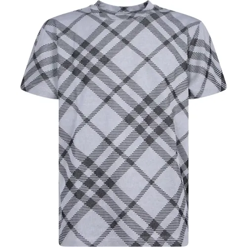 Weiße T-Shirts Polos für Männer , Herren, Größe: L - Burberry - Modalova