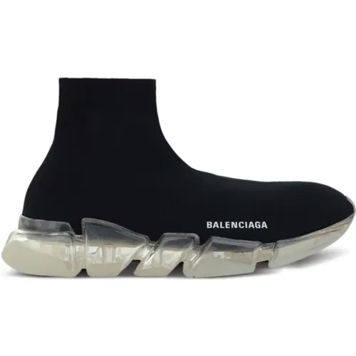 Knitted Slip-On Sneakers , female, Sizes: 3 UK, 5 UK, 4 UK - Balenciaga - Modalova