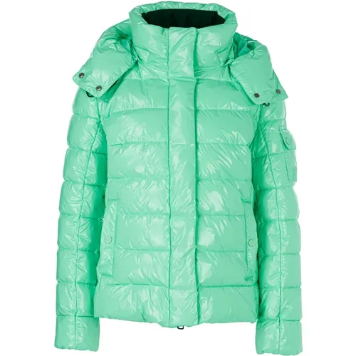 Körpernahe Outdoor-Jacke mit Glanzbeschichtung , Damen, Größe: S - Marc Cain - Modalova