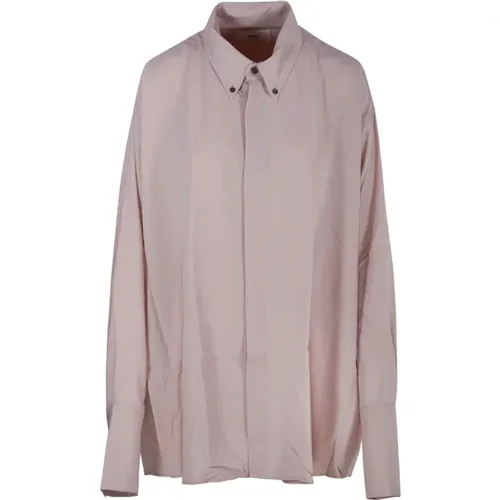 Powder Oversize Shirt , male, Sizes: L - Ami Paris - Modalova