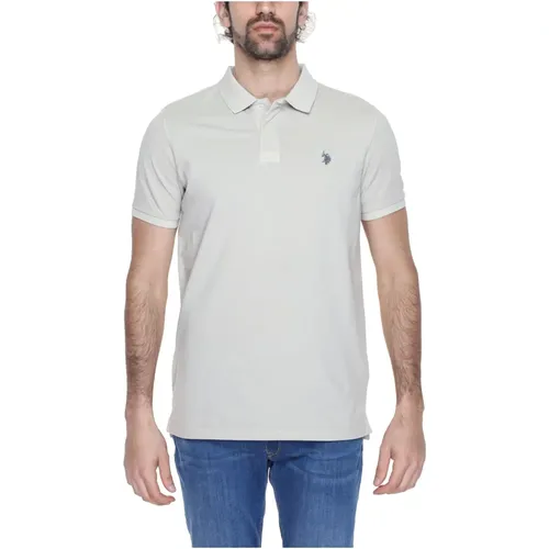 Polo Knopfverschluss Kurzarm , Herren, Größe: 2XL - U.S. Polo Assn. - Modalova