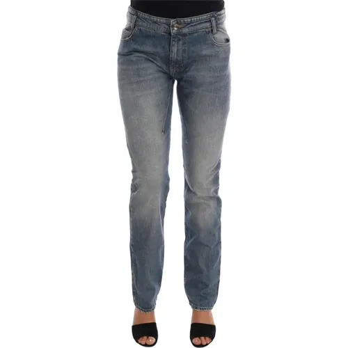 Blaue Stretch-Denim-Jeans , Damen, Größe: W26 - Costume National - Modalova