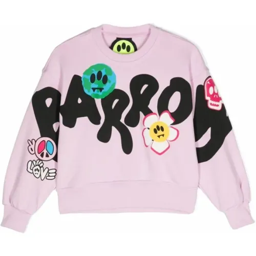 Herz Friedenssymbol Sweatshirt - BARROW - Modalova