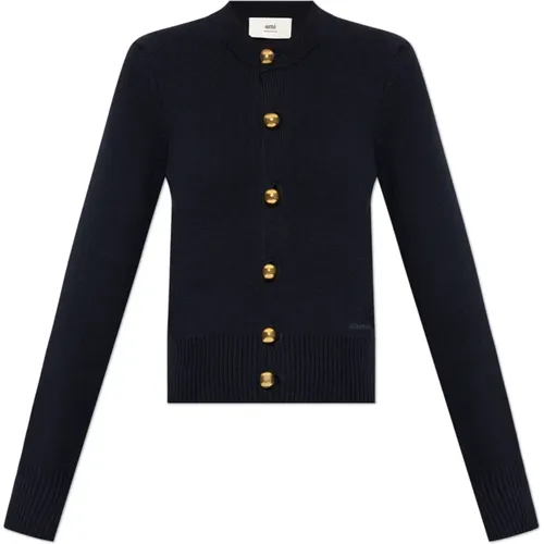 Cardigans , Damen, Größe: M - Ami Paris - Modalova