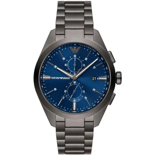 Classic Elegant Analog Watch with Date , male, Sizes: ONE SIZE - Emporio Armani - Modalova