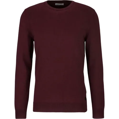 Mesh Sweater , Herren, Größe: L - Replay - Modalova