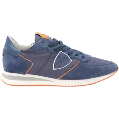 Tropez Leather Sneakers , male, Sizes: 6 UK, 12 UK, 11 UK - Philippe Model - Modalova