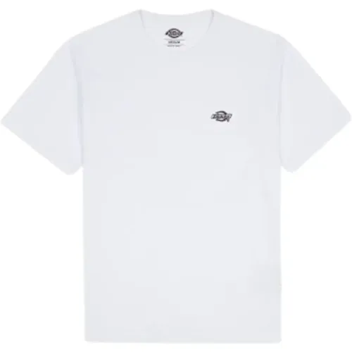 Summerdale Weißes T-Shirt , Herren, Größe: M - Dickies - Modalova