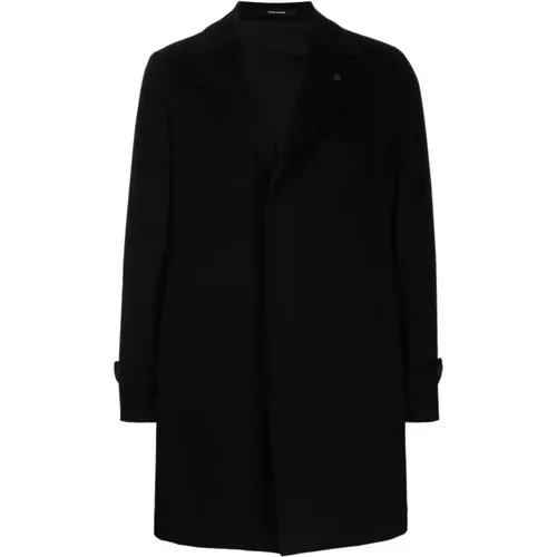 Schwarze Jacken Mäntel für Männer,Jackets - Tagliatore - Modalova