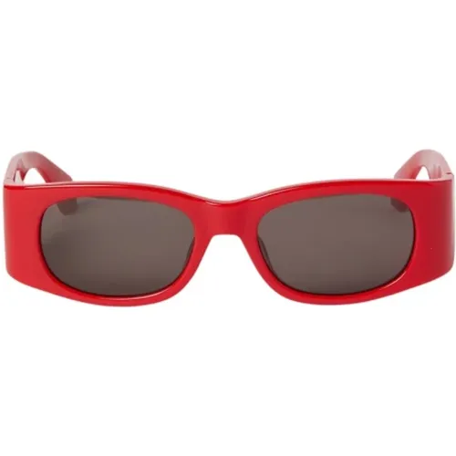 Square Oversized Sunglasses with Metal Accents , female, Sizes: 56 MM - Ambush - Modalova