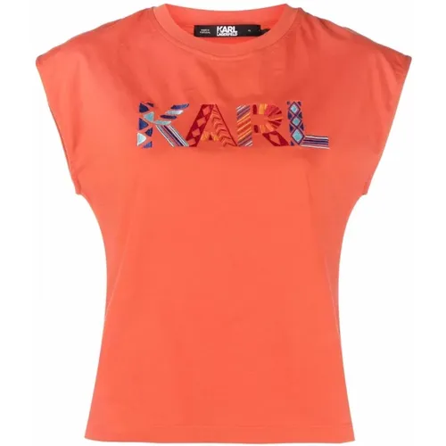 T-Shirt , female, Sizes: S - Karl Lagerfeld - Modalova