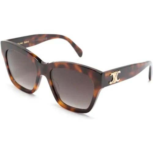 Havana Sunglasses , female, Sizes: 55 MM - Celine - Modalova