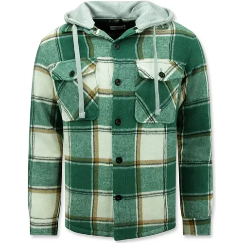 Lumberjack Jacket Mens Lined -7969 , male, Sizes: S, L, M, XL - Enos - Modalova