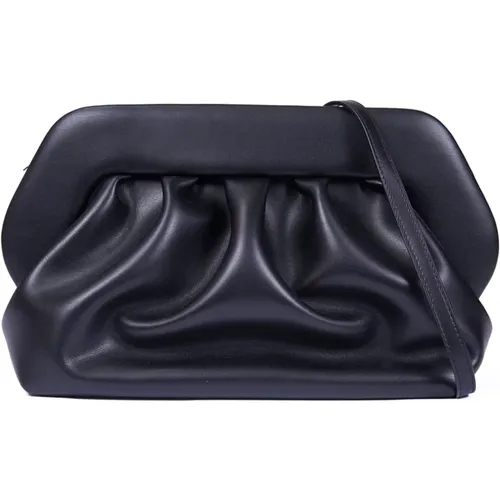 Schwarze Clutch mit Abnehmbarem Schultergurt - THEMOIRè - Modalova