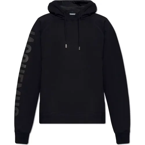 Typo hoodie with logo , Herren, Größe: XL - Jacquemus - Modalova