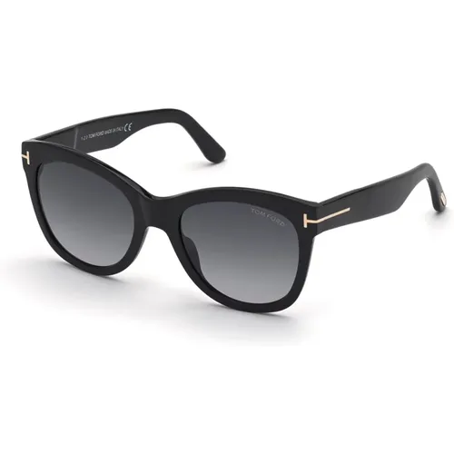 Wallace Sunglasses Gradient Smoke , female, Sizes: 54 MM - Tom Ford - Modalova