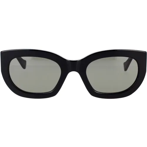 Schwarze Alva Sonnenbrille im Retro-Stil - Retrosuperfuture - Modalova