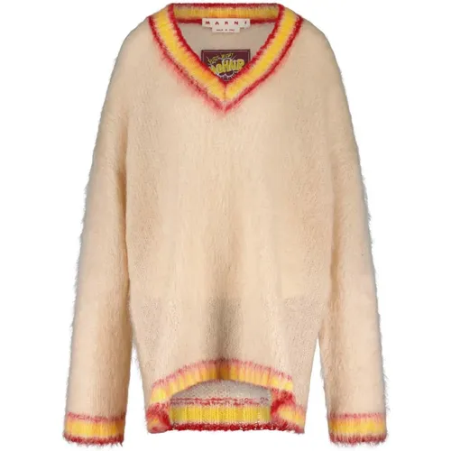 Mohair-Mix Sweater , female, Sizes: XS, 3XS - Marni - Modalova