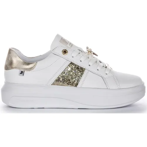 Dragonfly Gold Womens Trainers , female, Sizes: 7 UK, 6 UK - Rieker - Modalova