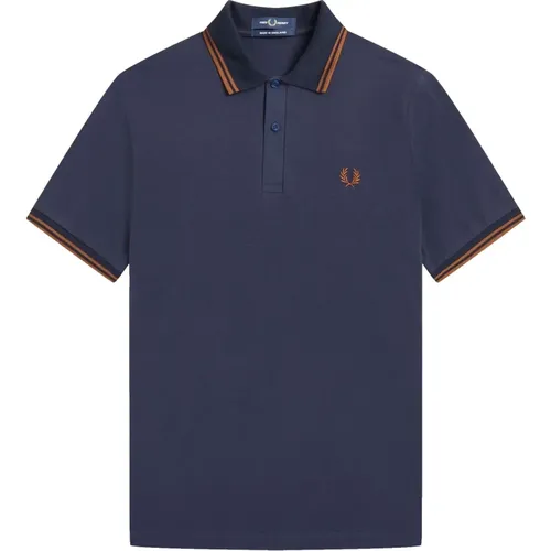 Laurel Crown Polo Navy/Ice , male, Sizes: 3XS, 4XS - Fred Perry - Modalova