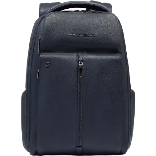 Laptop and iPad Backpack , male, Sizes: ONE SIZE - Piquadro - Modalova