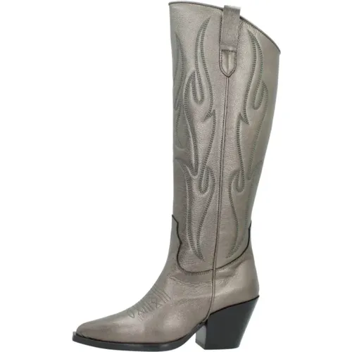 Western Style Cowboy Boots , Damen, Größe: 39 EU - Alpe - Modalova