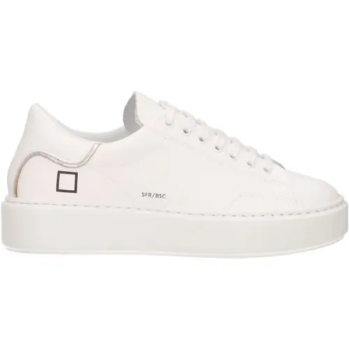 Weiße Sneakers mit Modell W997-Sf-Ca-Wh , Damen, Größe: 40 EU - D.a.t.e. - Modalova