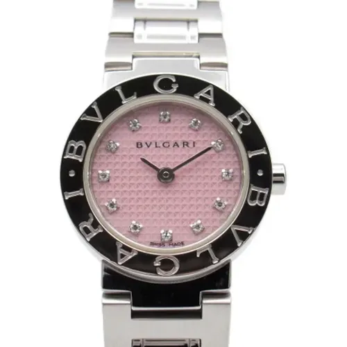 Pre-owned Stainless Steel watches , female, Sizes: ONE SIZE - Bvlgari Vintage - Modalova