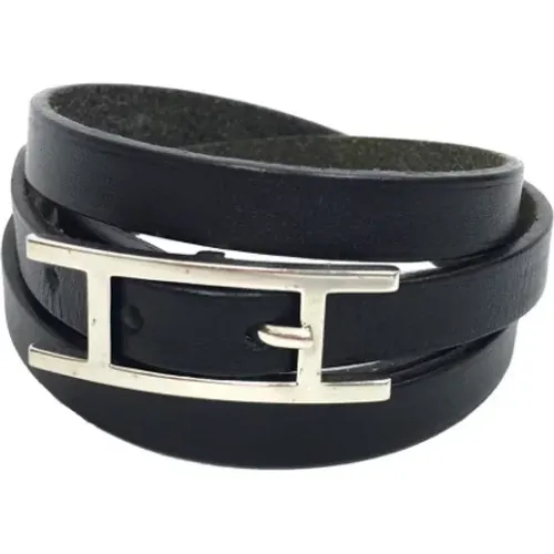 Pre-owned Leather bracelets , female, Sizes: ONE SIZE - Hermès Vintage - Modalova