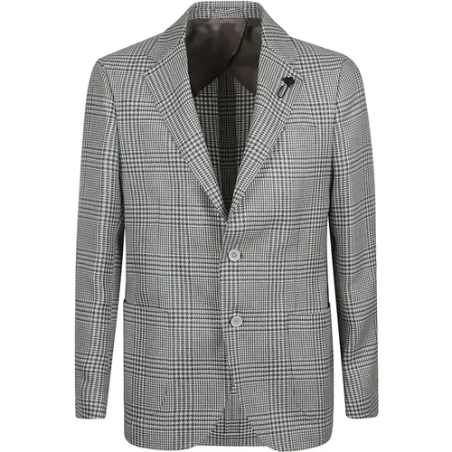 White Outerwear for Men Ss24 , male, Sizes: 3XL, L - Lardini - Modalova