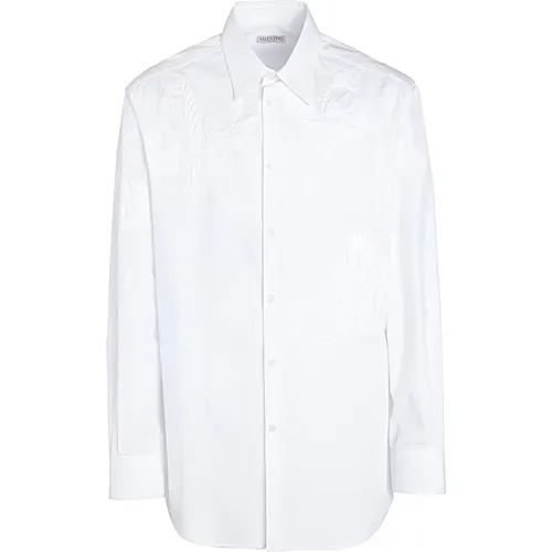 Stylish Shirt for Men , male, Sizes: L - Valentino - Modalova