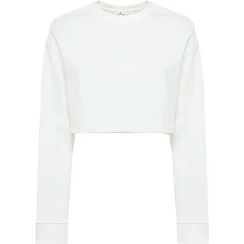 Flared Sleeve Crew Neck Sweatshirt , Herren, Größe: L - Courrèges - Modalova