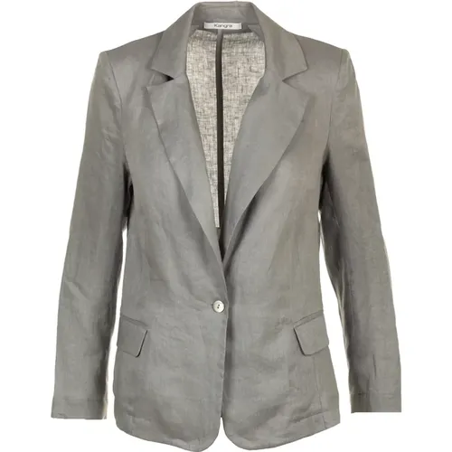 Grey Jacket , female, Sizes: S, M - Kangra - Modalova