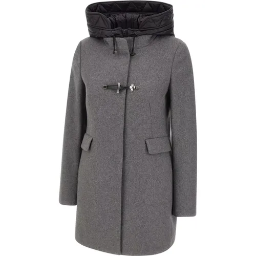 Toggle Boat Womens Grey Coat , female, Sizes: 2XL - Fay - Modalova