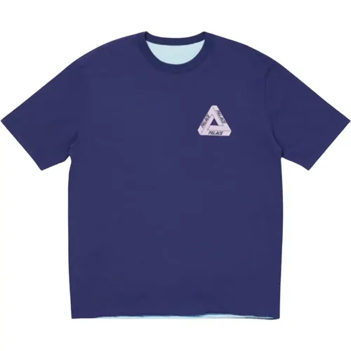 Reverso Tee Navy/Sky Limited Edition , Herren, Größe: L - Palace - Modalova