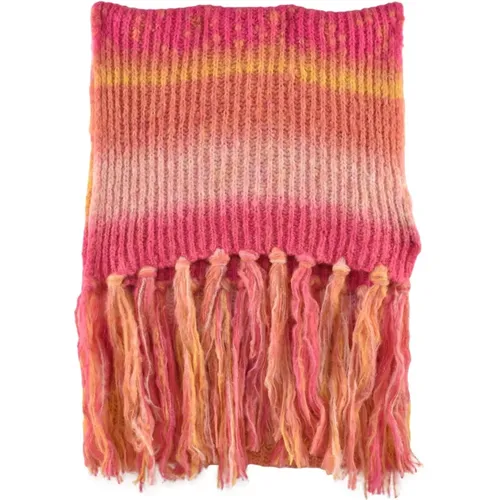 Stylish Scarf in Acetate Wool Blend , female, Sizes: ONE SIZE - Msgm - Modalova