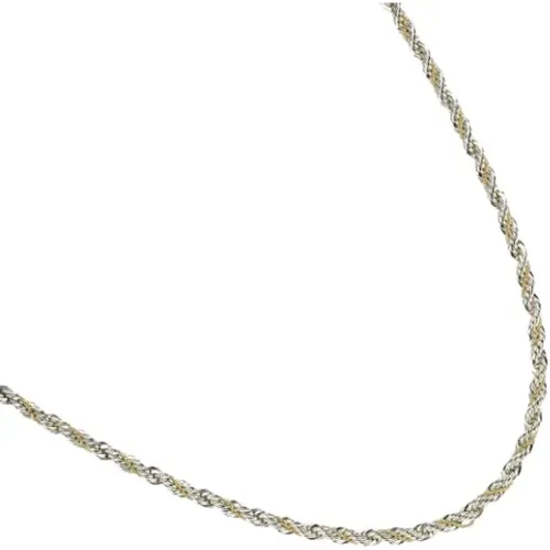 Pre-owned Gold necklaces , female, Sizes: ONE SIZE - Tiffany & Co. Pre-owned - Modalova