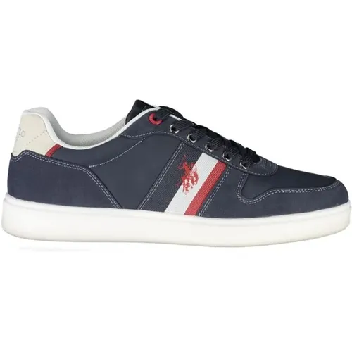 Sporty Lace-Up Sneakers with Contrast Details , male, Sizes: 9 UK, 11 UK, 8 UK, 6 UK, 10 UK, 7 UK - U.s. Polo Assn. - Modalova