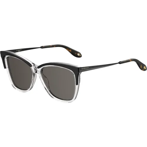 Stylische polarisierte Sonnenbrille in Schwarz/Grau - Givenchy - Modalova