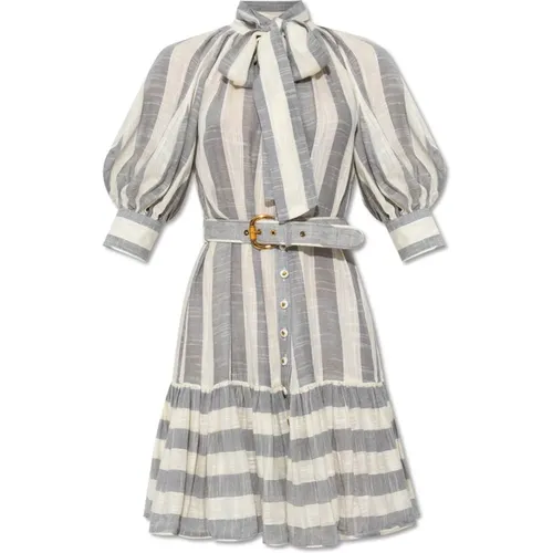 Striped dress , female, Sizes: M - Zimmermann - Modalova