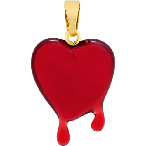 Melting Heart Pendant , female, Sizes: ONE SIZE - Crystal Haze - Modalova