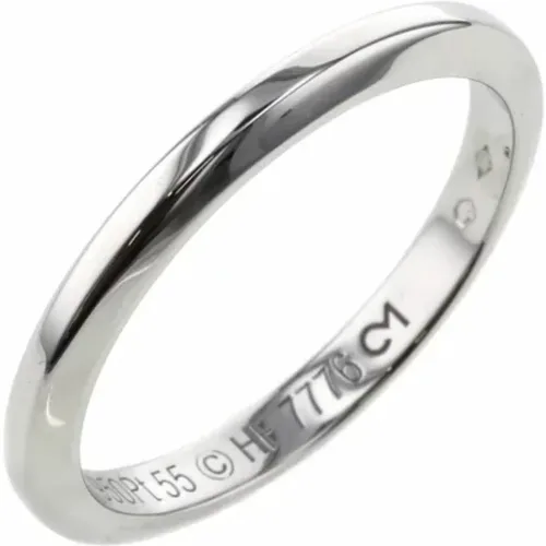 Pre-owned Platinum rings , female, Sizes: ONE SIZE - Cartier Vintage - Modalova