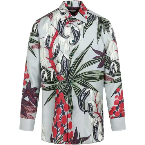 Multicolour Silk Shirt Aw24 , male, Sizes: XL, L - ETRO - Modalova